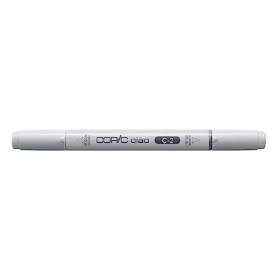 Image of Copic Ciao Coloured Marker Pen (C 2) Cool Gray No.2, For Art &amp; Crafts, Colouring, Graphics, Highlighter, Design, Anime, Professional Beginners, Supplies Colouring Books