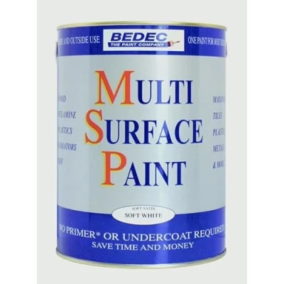 Image of Multi Surface Paint Satin Black 250ml Bedec
