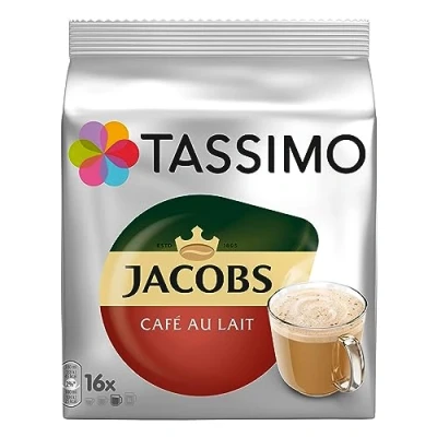 Image of Tassimo Jacobs Cafe au Lait 5X 16 T Discs