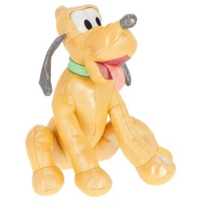 Image of Sambro Mickey Mouse 100 Years Anniversary Plush Toy with Sound Barking and Sounds Height 30 cm, Yellow