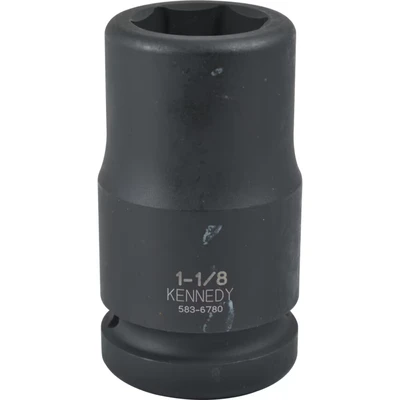 Image of Kennedy 2 1/8&quot; A/F Deep Impact Socket 1&quot; Square Drive