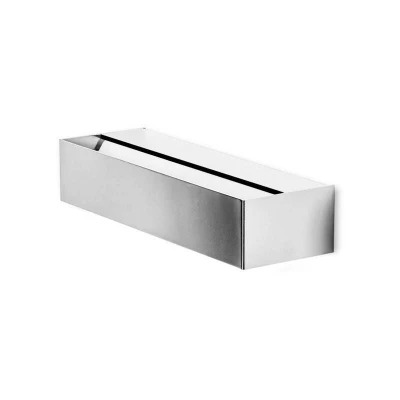 Image of Lia LED Up &amp; Down Large Wall Light Satin Nickel