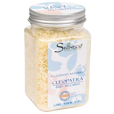 Image of Skineco Cleopatra &quot;Baby&quot; Milk Bath Sustainable Additive with Calendula &amp; Goat Feel good for Sensitive Skin Relaxation Care Handmade Natural Cosmetics