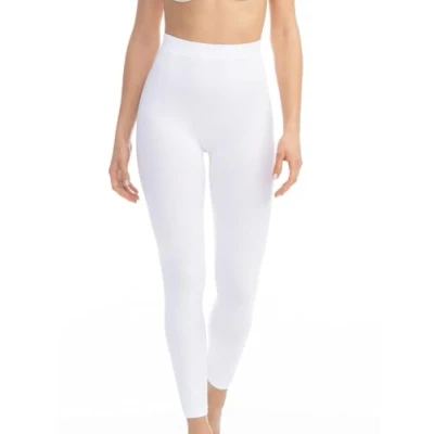 Image of Farmacell 133 (White, S/M) Women&#039;s high Waisted Anti Cellulite micromassage Leggings