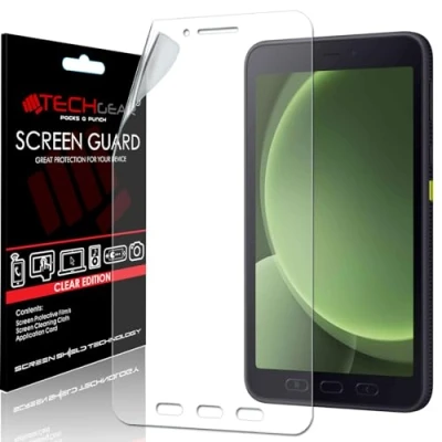 Image of TECHGEAR Galaxy Tab Active 5 8.0&quot; Screen Protectors (SM X300 / SM X306), Ultra CLEAR Protector Guard Cover Designed for Samsung 2024