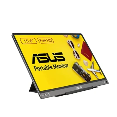 Image of ASUS ZenScreen Portable Monitor 15.6&quot; 1080P FHD Laptop (MB16ACE) IPS USB C &amp; 3.0Travel Monitor, Flicker free and Blue Light Filter w/Smart Cover, External For Macbook