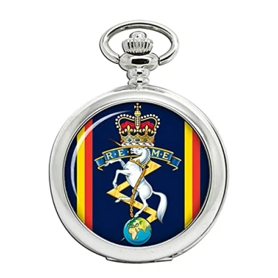 Image of Giftshop UK REME Corps of Royal Electrical and Mechanical Engineers, Army Full Hunter Pocket Watch