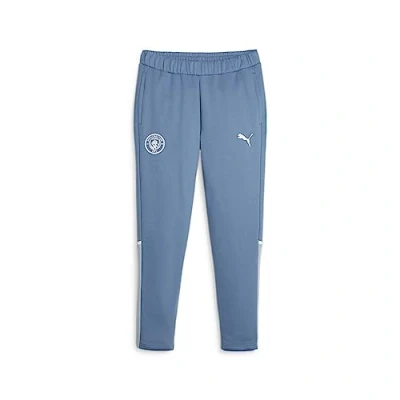 Image of Manchester City FC Official Casuals Pants Unisex Puma Trousers XS