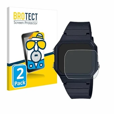 Image of brotect Screen Protector Anti Glare compatible with Casio Unisex F 91W (2 Pack) Matte, Fingerprint Protection Film