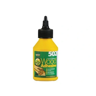 Image of Everbuild EVBWOODBO125 502 All Purpose Weatherproof Wood Adhesive by