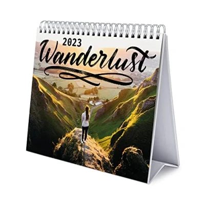 Image of Grupo Erik Wanderlust Calendar 2023 Desktop 7 x 8 inches / 18 20 cm Travel Desk 12 Month Planner