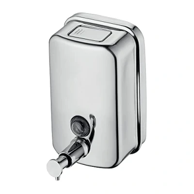 Image of Ideal Standard IOM Wall Mounted 500ml Stainless Steel Soap Dispenser, A9103MY,One Size