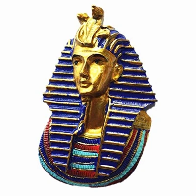 Image of 3D Egyptian Pharaoh Egypt souvenir fridge magnet,Home &amp; kitchen decoration polyresin craft, refrigerator magnet travel gift