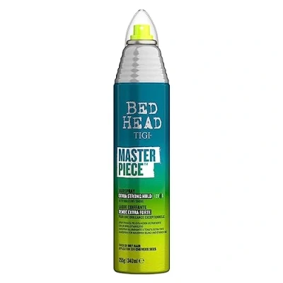 Image of Bed Head by TIGI Masterpiece Shiny Hairspray Extra Strong Hold Hair Styling Professional Haircare With a High Shine Finish For All Types 340ml