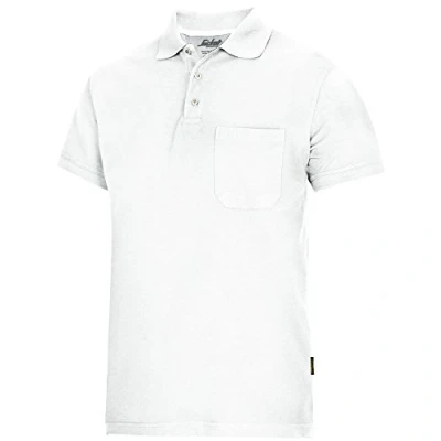 Image of Snickers Classic Polo Shirt White XXXL Regular