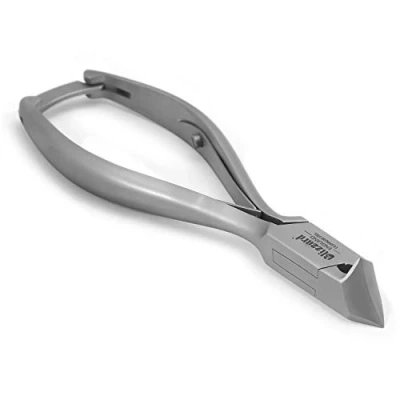 Image of Nail Clippers for Men with Thick or Ingrown Toenails Blizzard Podiatrist Toenail Clipper Set German Forged 5.5 inch Heavy Duty Cutter Moon Head Smooth Handles Hospital Grade