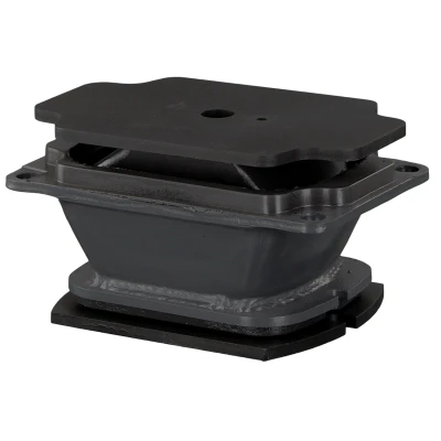 Image of 81962100406, 81962100604, N1011004600, N1011103587 Engine Mount FEBI BILSTEIN 22582 Rear Rubber Metal
