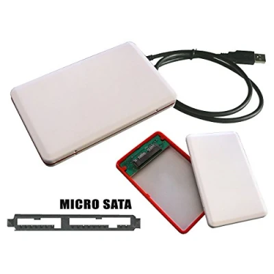 Image of KALEA INFORMATIQUE External USB enclosure for MICROSATA 1.8 hard disk, USB3 5G link