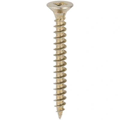 Image of 4x TIMCO Classic Multi Purpose Screws Pz Double Countersunk Yellow 50045CLAF Pack of 200