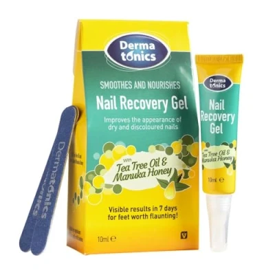 Image of Dermatonics Nail Recovery Gel Smoothes and Nourishes, Improves the Appearance of Dry Discoloured Nails With Tea Tree Oil Manuka Honey 10ml
