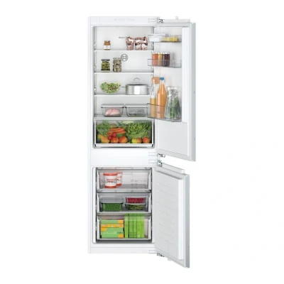 Image of Bosch KIN86NFE0G Series 2 Built in fridge freezer with at bottom 177.2 x 54.1 cm