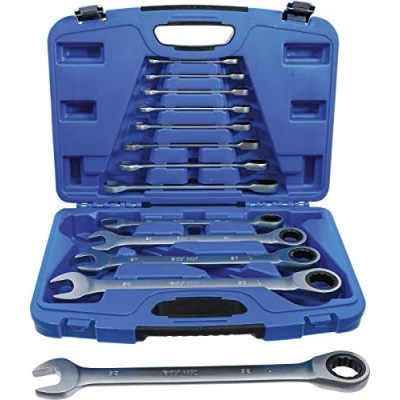 Image of BGS 6542 Ratchet Combination Wrench Set 8 32 mm 13 pcs.