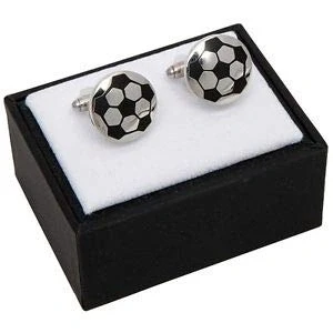 Image of equilibrium Mens Cufflinks Football Boxed