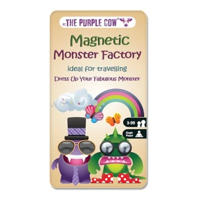 Image of The Purple Cow Monster Factory Magnetic Travel Game