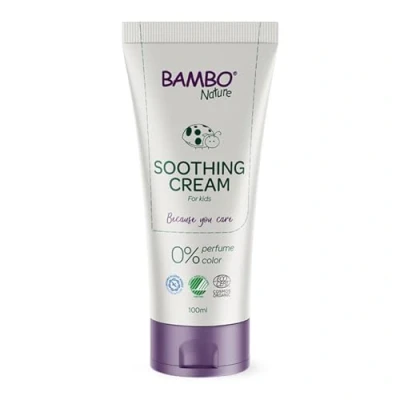 Image of Bambo Nature Soothing Nappy Cream, Newborn Essentials, Eco Labelled Soothes &amp; Restores Irritated Skin, Baby Essentials For Newborn, Sustainable Safe 100ml
