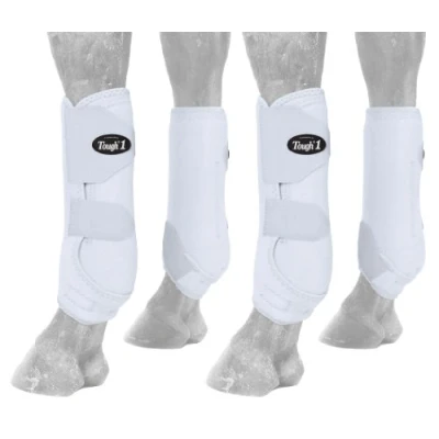 Image of Tough 1 Extreme Vented Sport Boots Set, White, Small