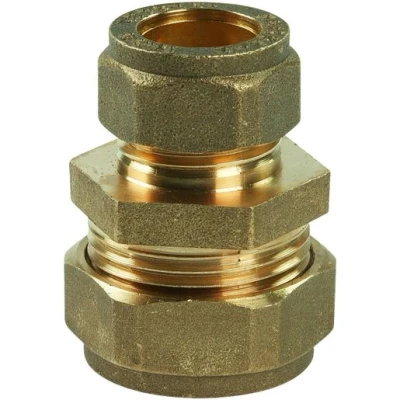 Image of Plumbright Compression Straight Coupling 15mm x 12mm G3101512.