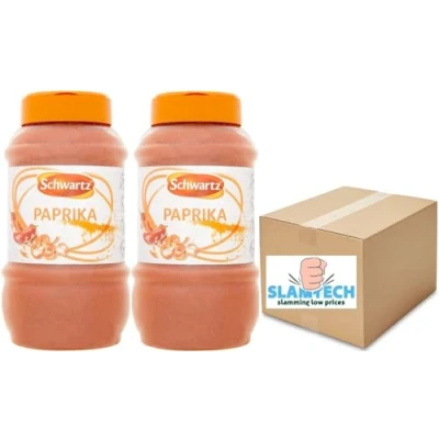 Image of Schwartz Seasoning Paprika Powder, Rich and Earthy Spice for Goulash 425g (pack of 2) Sold by Slamtech