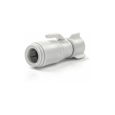Image of John Guest Speedfit 15mm x 1/2&quot; BSP Service Valve with Tap Connector (Pack of 5)