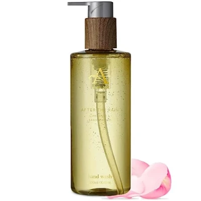 Image of Arran After the Rain Luxury Hand Wash, Sandalwood, Lime &amp; Rose (300ml) Moisturising Liquid Soap
