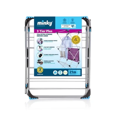 Image of MINKY CONCERTINA PLUS 3 TIER INDOOR CLOTHES AIRER