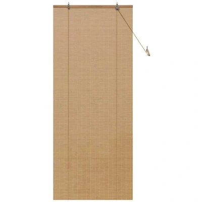 Image of vidaXL Window Blinds &amp; Shades Light Brown 80 x 220 cm Bamboo