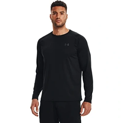 Image of Under Armour Herren Tech 2.0 Longsleeve, sportliches und atmungsaktives Langarmshirt mit Anti Odor Technologie, schnell trocknendes Sportshirt für Männer