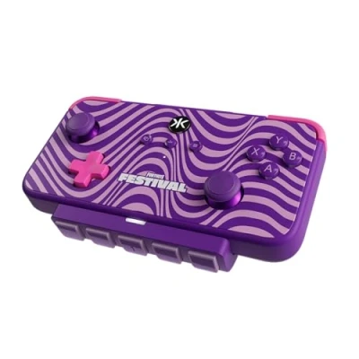 Image of CRKD NEO S Controller Purple Wave for Nintendo Switch, PC, Mobile, Smart TV (Fortnite Festival Edition)