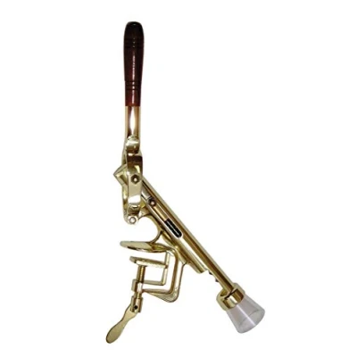 Image of Professional Brass Wine Opener Corkscrew by Chabrias LTD