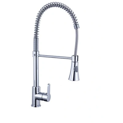 Image of EISL Leon NI183ESCR PR A Spiral Spring Kitchen Tap with Extendable Dish Rinser Shower 360 Swivel Sink Mixer