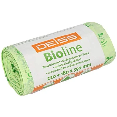 Image of Deiss Bioline Organic Bin Liners, 10 L, Compostable, 480 Bags