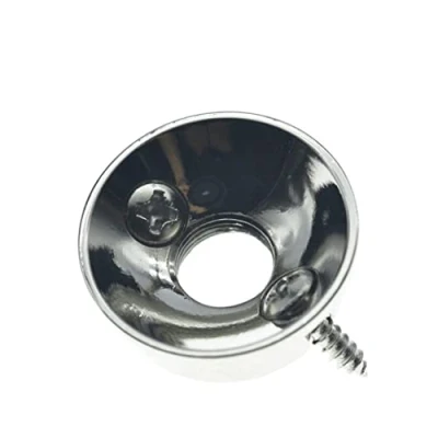 Image of KAISH Nickel Brass Metric Electric Guitar Jackplate Electrosocket Jack Plate for FD Import Style Tele/Telecaster