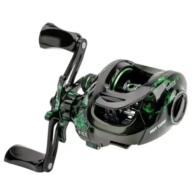 Image of Fishing Baitcasting Reel, Magnetic Brake System for in Saltwater and Freshwater, Baitcaster Reels with 18+1BB Stainless Steel Ball Bearings, Available 7.1: 1