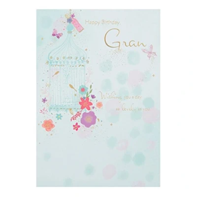 Image of Hallmark 25451269 Gran Birthday Card &quot;Lovely&quot; Medium