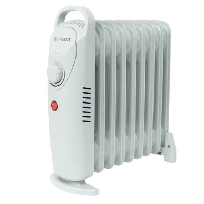 Image of EPISENT 9 FINS 𝐎𝐢𝐥 𝐇𝐞𝐚𝐭𝐞𝐫 Electric Heater with Adjustable Thermostat Overheat Protection Power Indicator Light Carry Handle Free Standing Energy Efficient for Home, Office