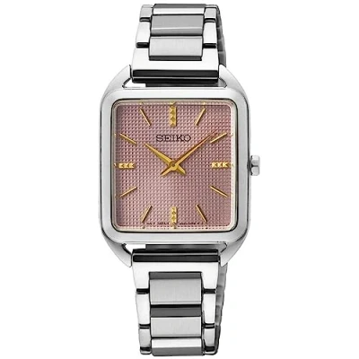 Image of Seiko Women&#039;s Analogue Quartz Watch with Stainless Steel Strap SWR077P1
