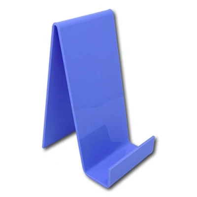 Image of EPOSGEAR Bubblegum Blue Sweet Pastels Plastic Acrylic Perspex Book Plate Retail Display Stand Holder Perfect for Schools, Nurseries, Libraries, Bookshops, Outlets etc (Large)