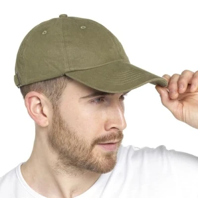 Image of A2Z Mens Plain Baseball Cap Breathable AZ4806 Olive