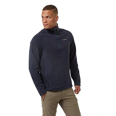Image of Craghoppers Corey V Half Zip Mens Fleece (4XL, Dark Navy)