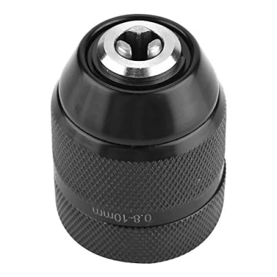 Image of Electric Drill Chuck, 3/8&quot; Keyless Thread 0.8mm 10mm Self Locking Chuck for Hand Drill, Impact